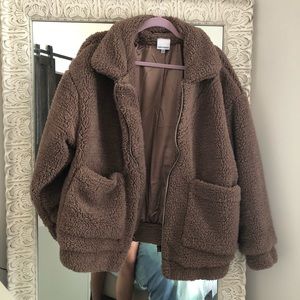 Oversized Teddy Bear Coat
